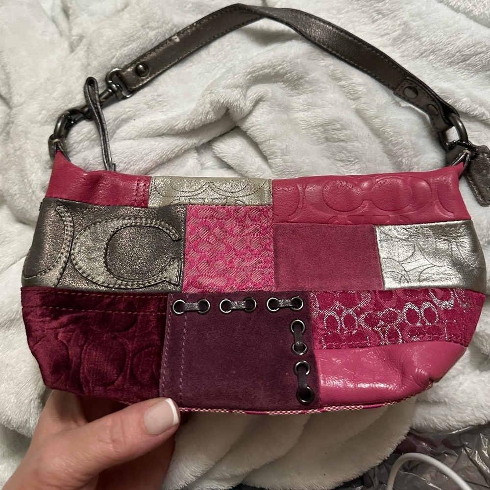 Coach purse , hot pink